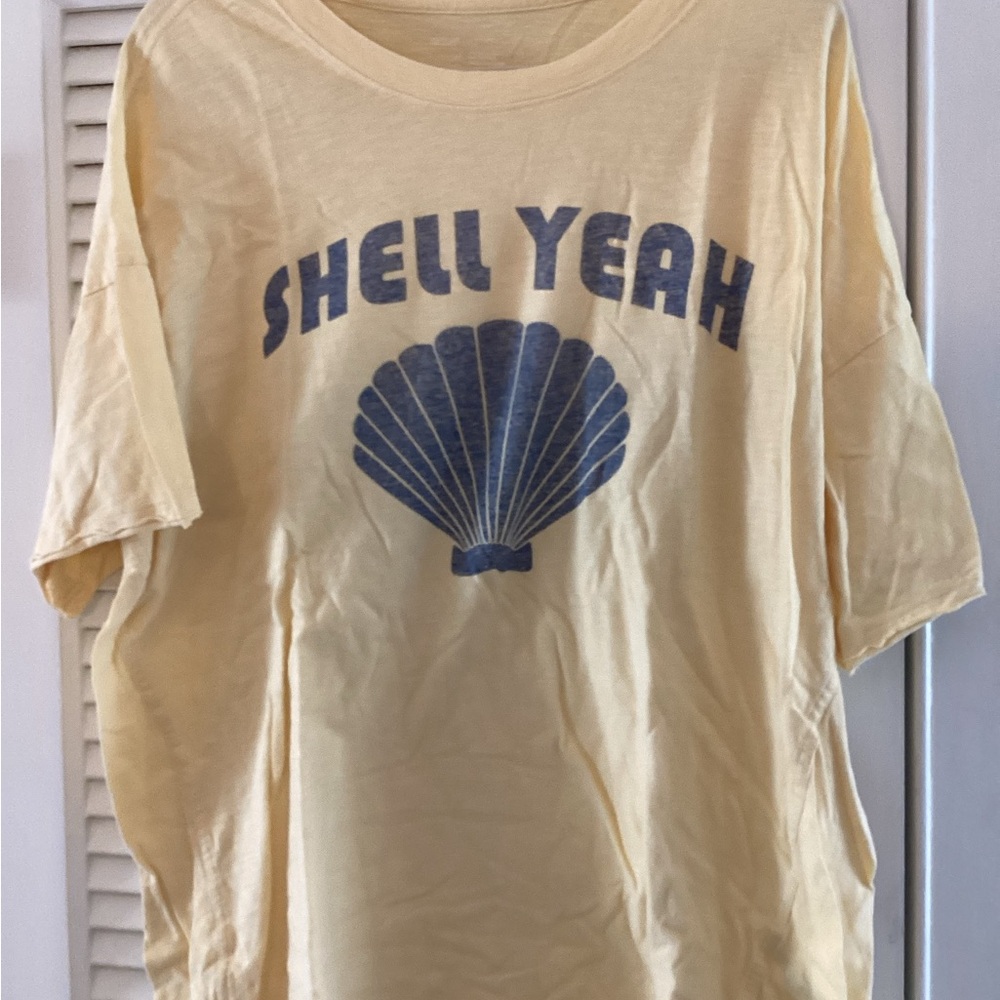 Aerie shell yeah shirt